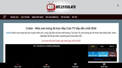 Colatv trực tiếp euro an toàn, mượt mà tại Colatv.work